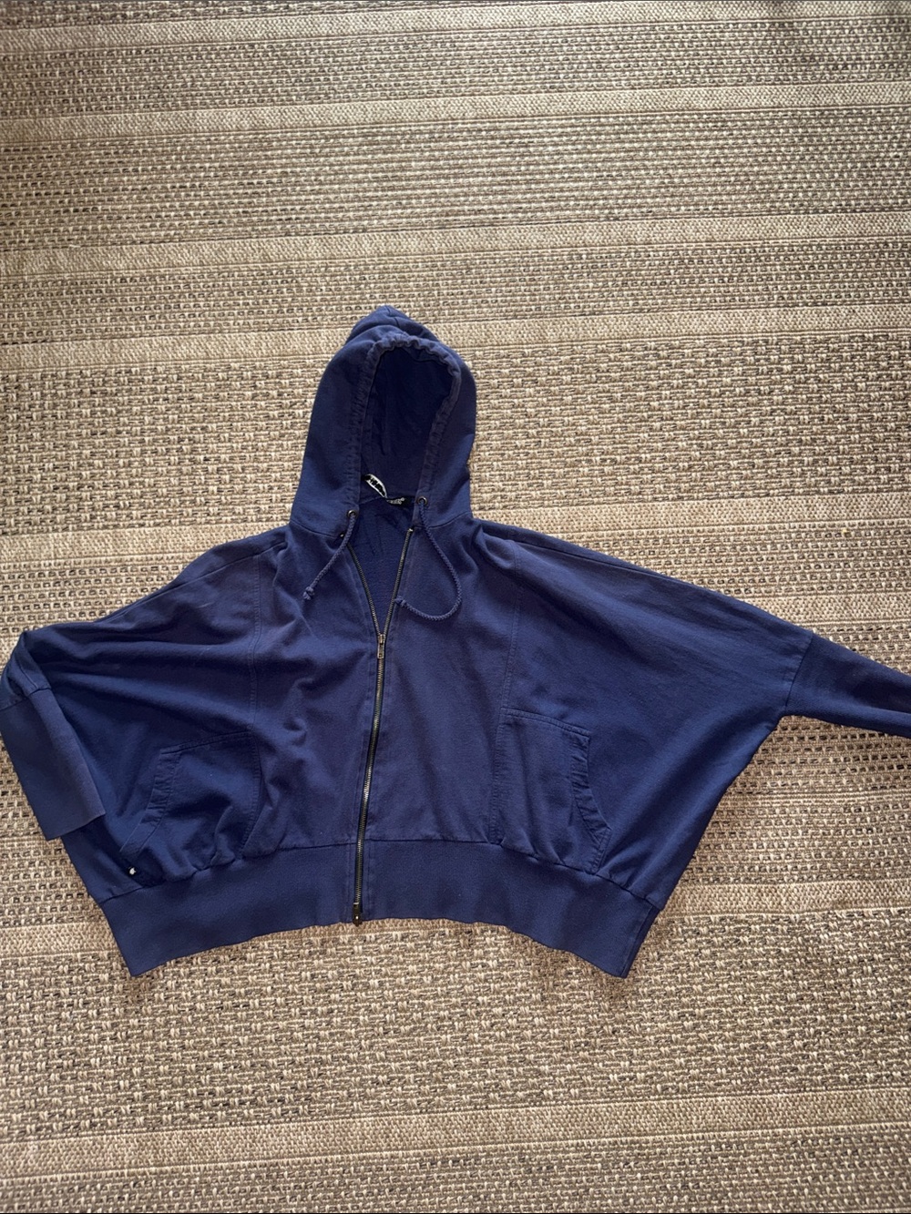 Minedrd jeans makers Navy Hooded Zip-Front Women's Jacket